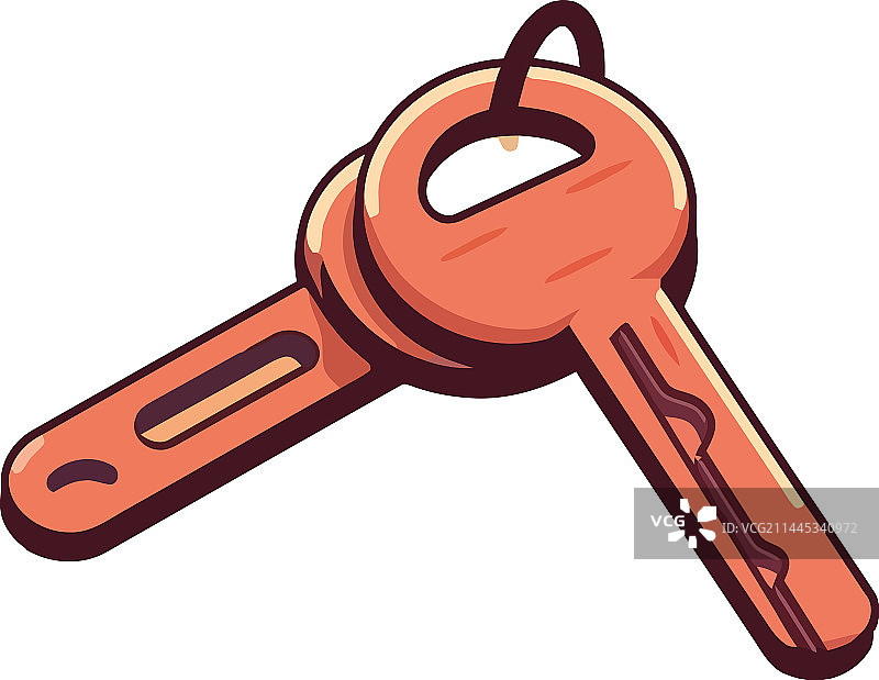 橙色钥匙设计图片素材