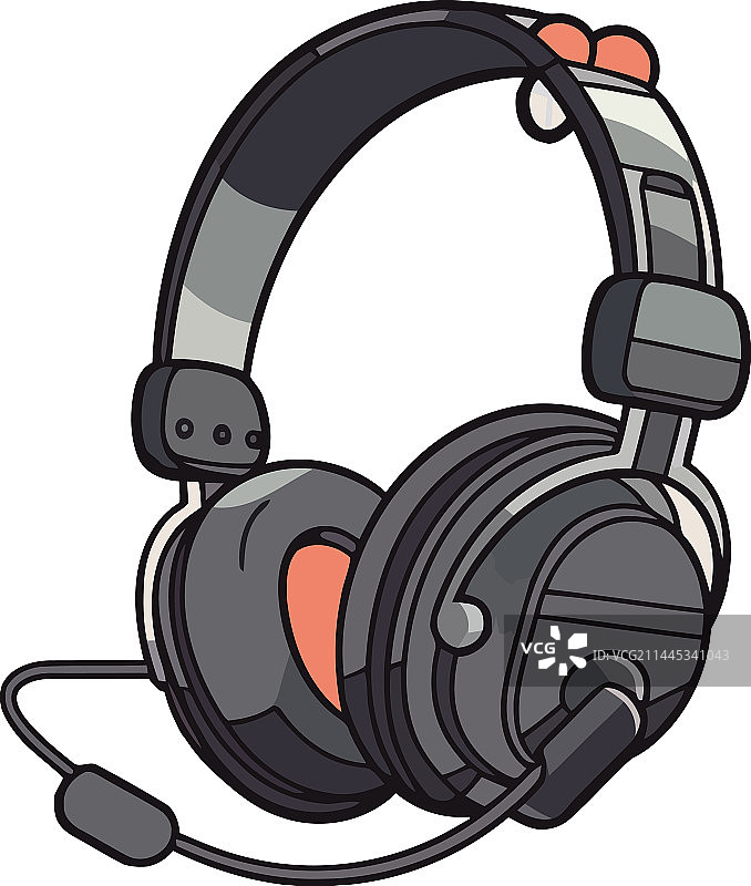 黑色耳机设计图片素材