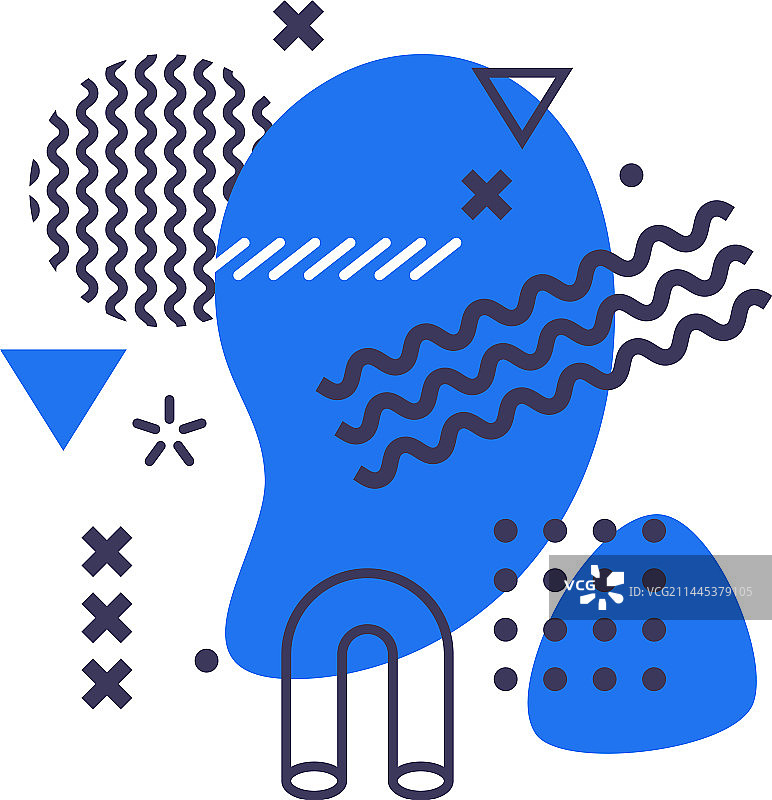 几何图形抽象构图图片素材