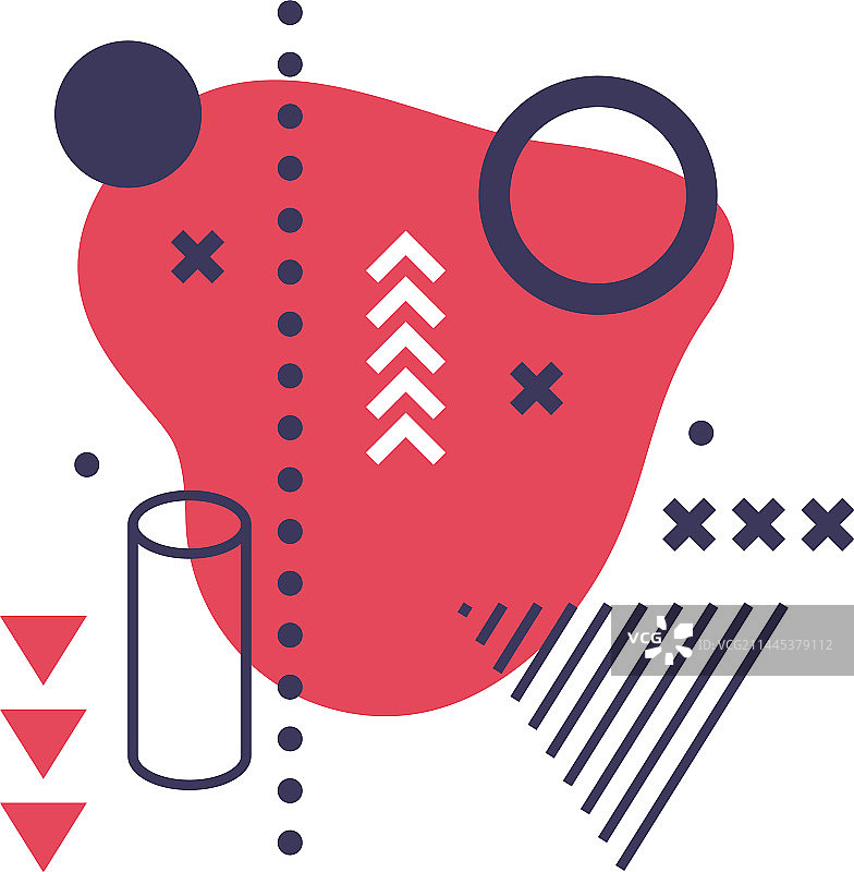 几何图形抽象构图图片素材