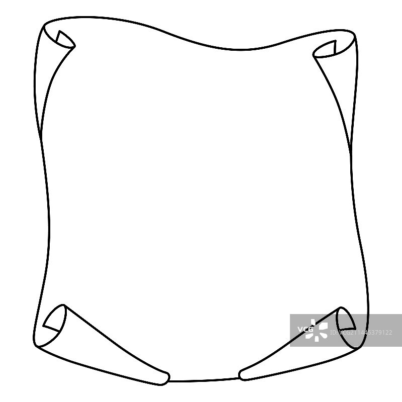 复古莎草纸卷轴素材图片素材