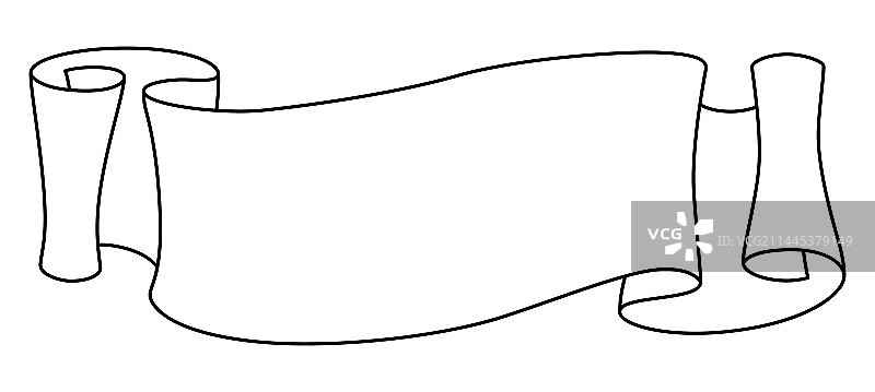 复古莎草纸卷轴素材图片素材