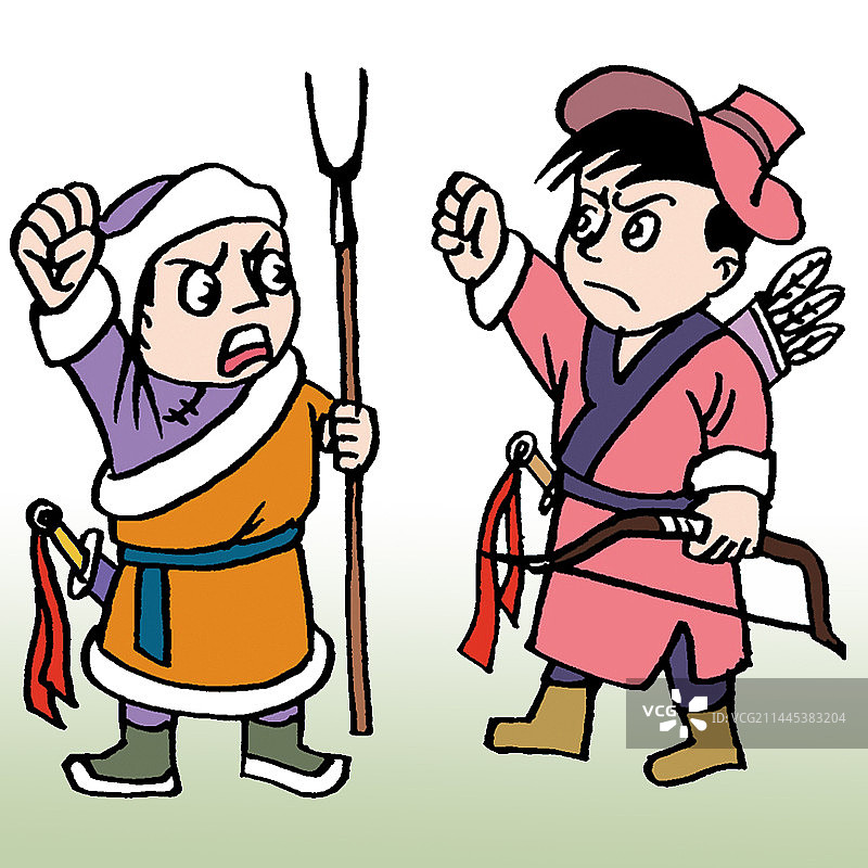 猎人出发打猎图片素材