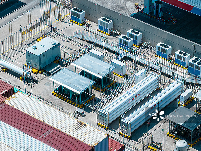 氢能储氢站加氢站图片素材