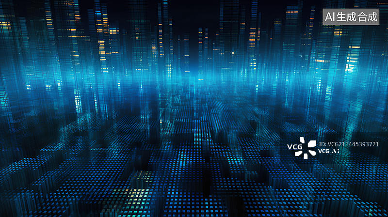 【AI数字艺术】数据可视化图形背景图片素材