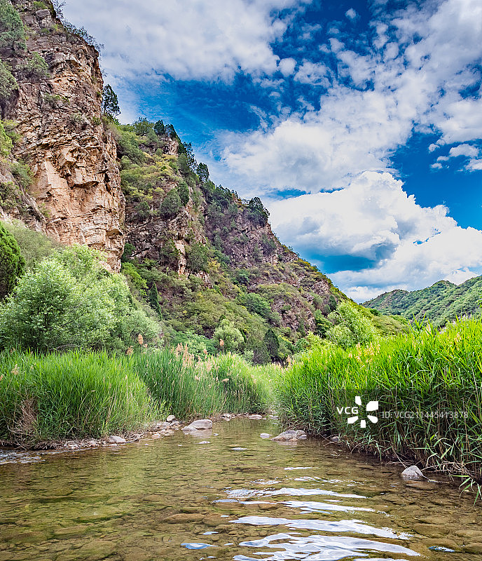 北京密云清水河峡谷图片素材