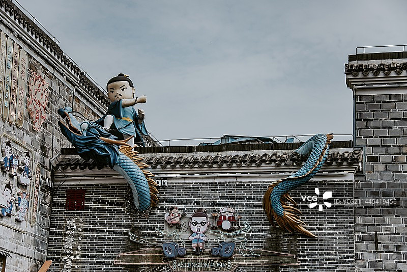 绳金塔历史文化街图片素材