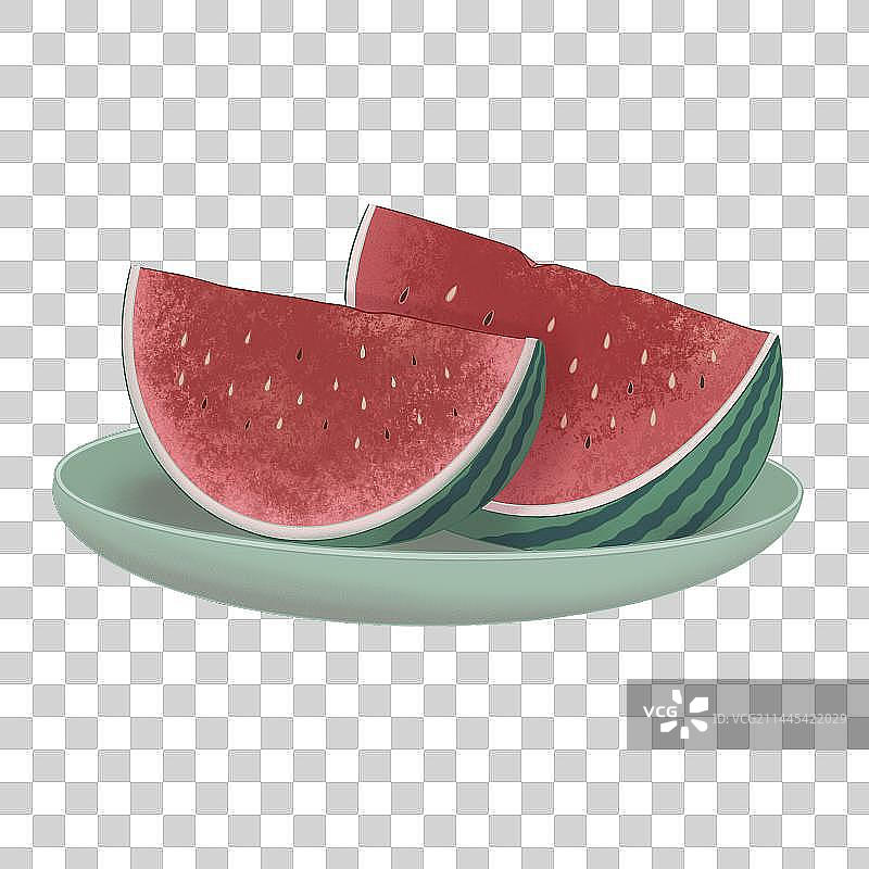 西瓜免抠图元素图片素材