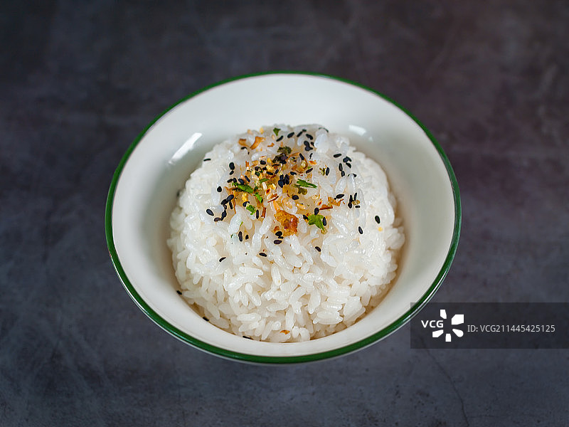 餐桌上的白米饭图片素材