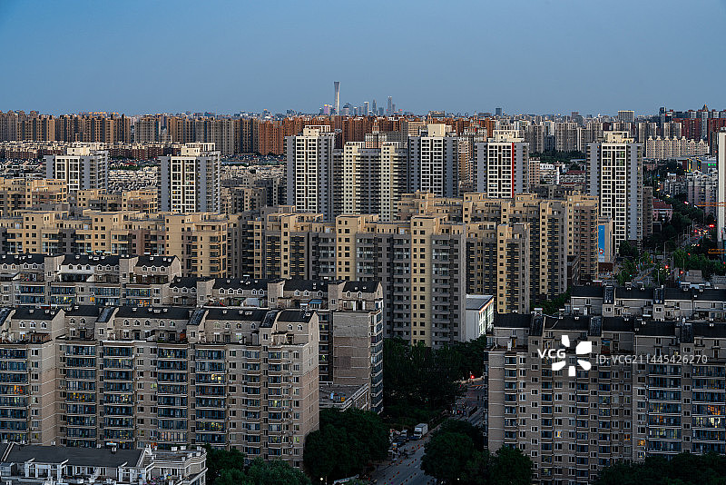 北京天通苑城市风光图片素材