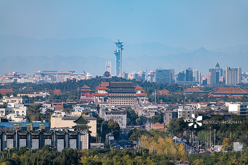北京中轴线城市风光图片素材