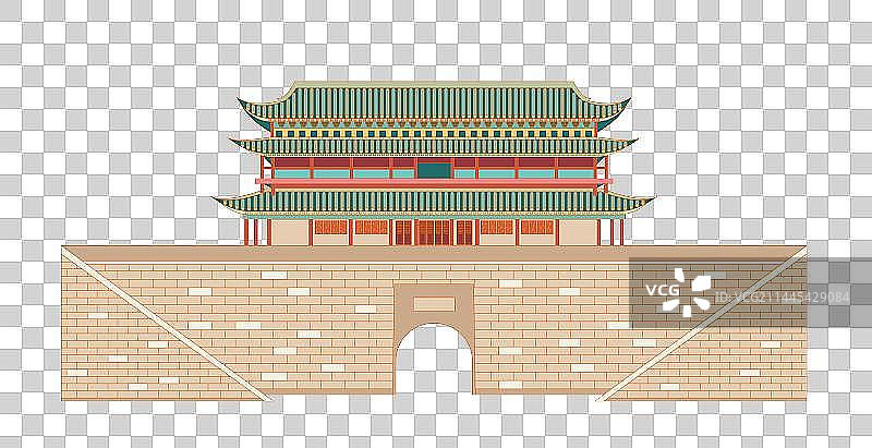 国风地标系列—西安城墙图片素材