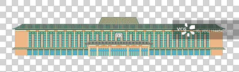 国风地标系列—西安站图片素材