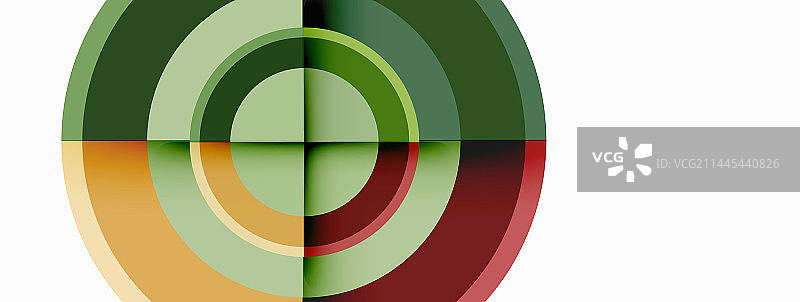 带阴影的圆圈时髦的最小几何图片素材