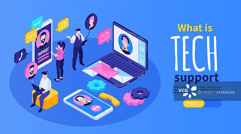 技术支持横幅图片素材