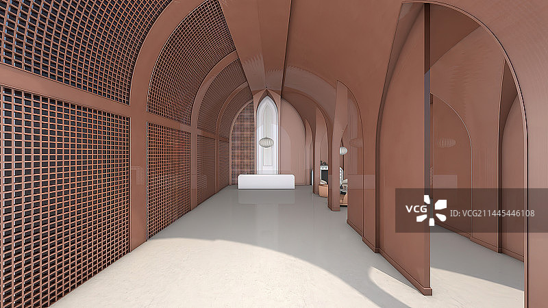 三维渲染建筑空间图片素材