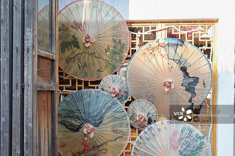 福建非物质文化遗产油纸伞图片素材