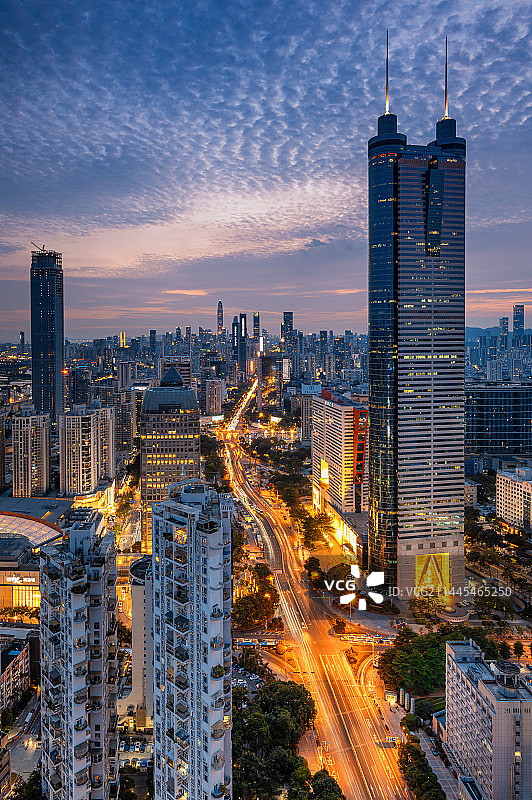 深圳著名地标地王大厦图片素材