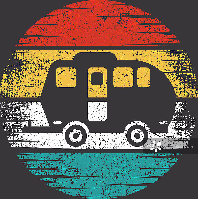 复古怀旧露营车图片素材