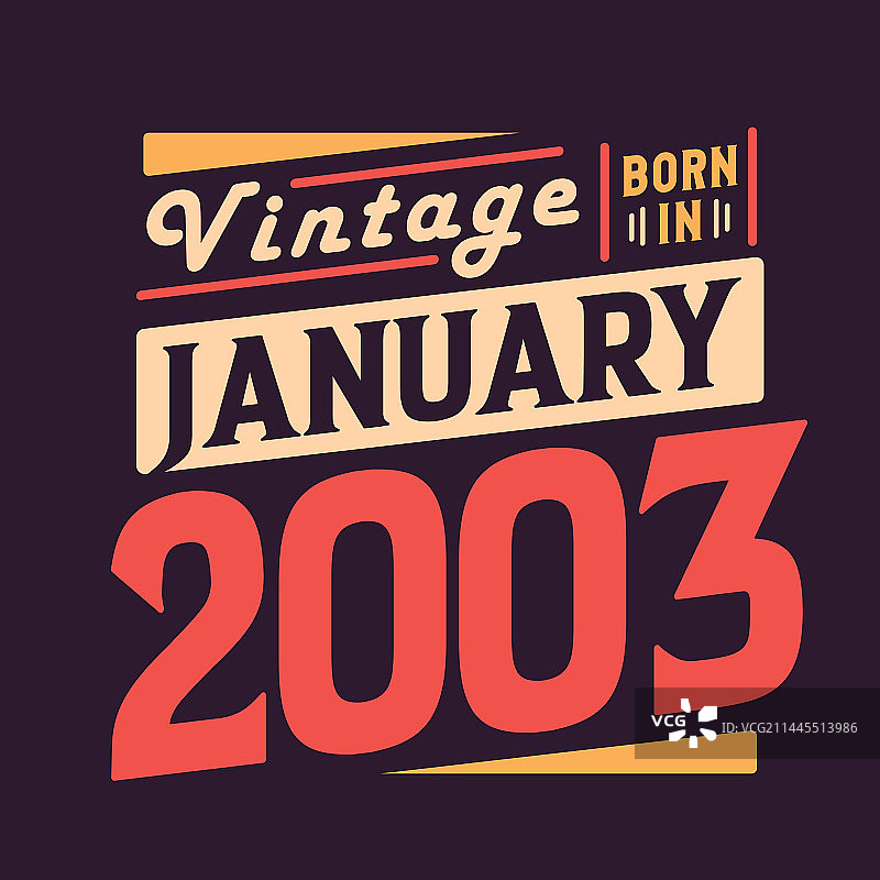 2003年1月复古生日图片素材