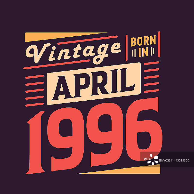 1996年4月复古风设计图片素材