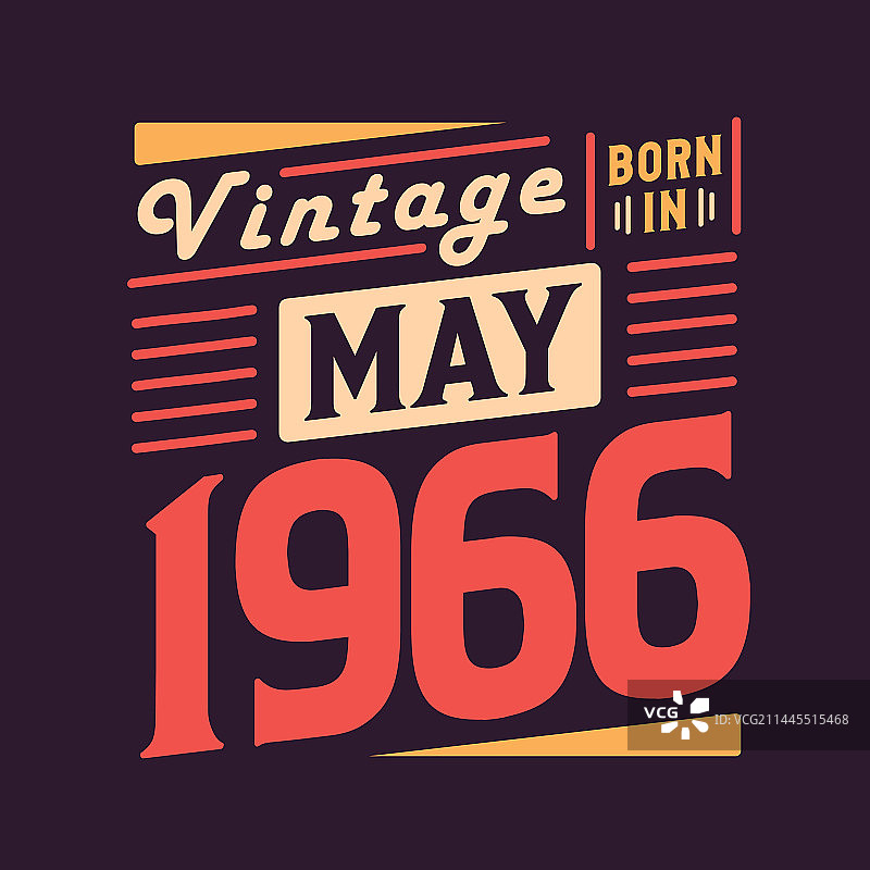 1966年5月复古生日图片素材