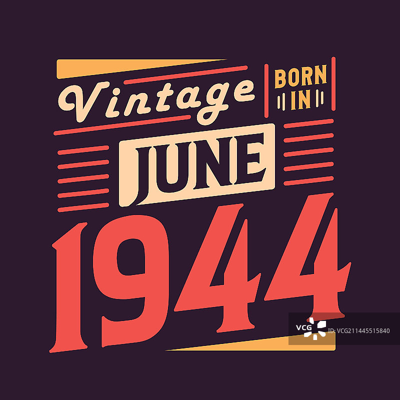 1944年6月复古纪念图片素材