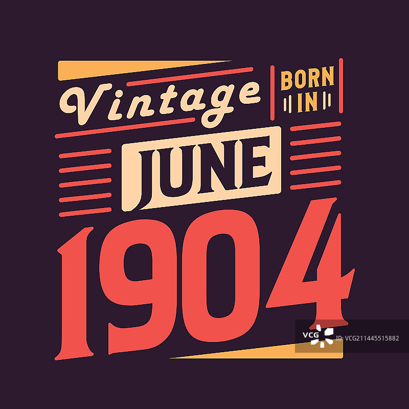 1904年6月复古纪念图片素材