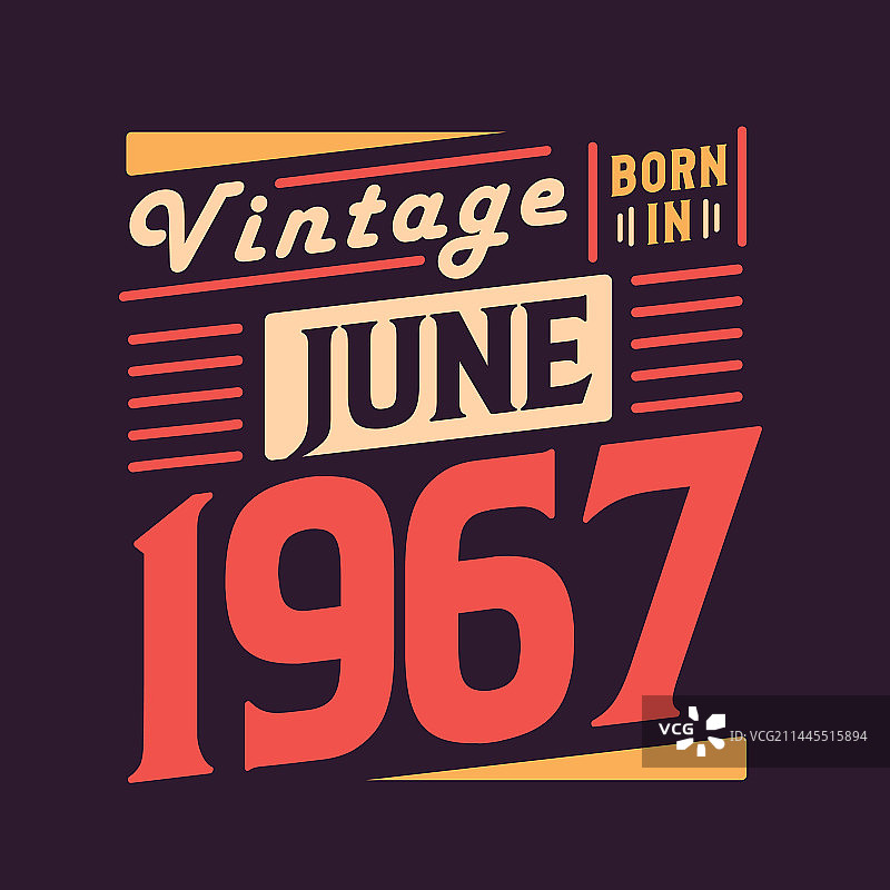 1967年6月出生的复古风格图片素材