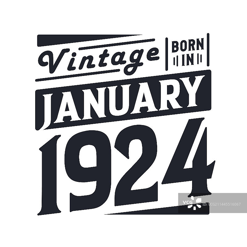 1924年1月复古风图片素材