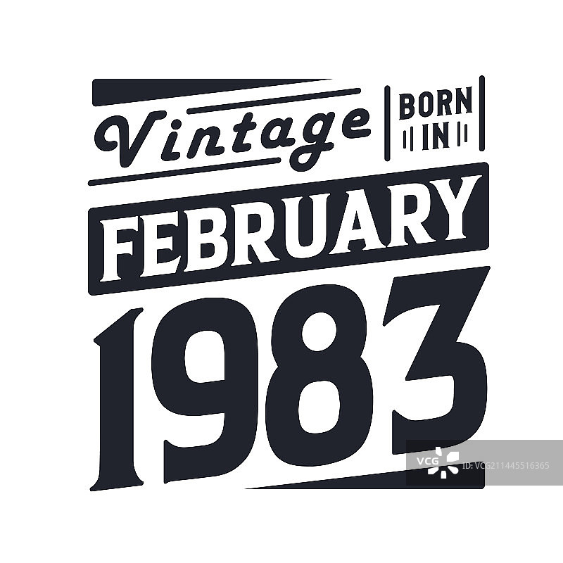 1983年2月复古图片素材