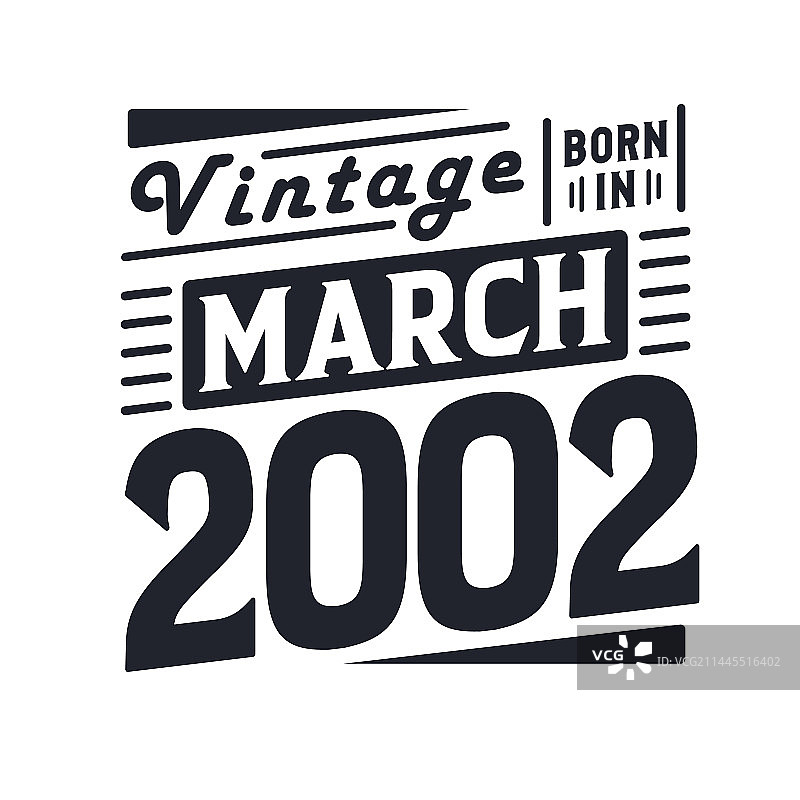 2002年3月出生的复古风格图片素材