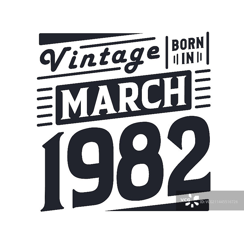 1982年3月出生的复古风格图片素材