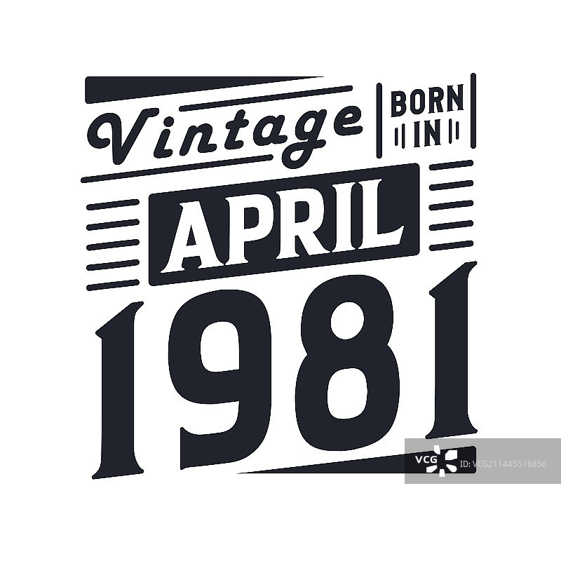 1981年4月出生的复古风格图片素材