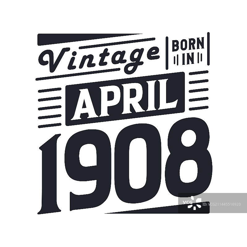 1908年4月复古纪念图片素材