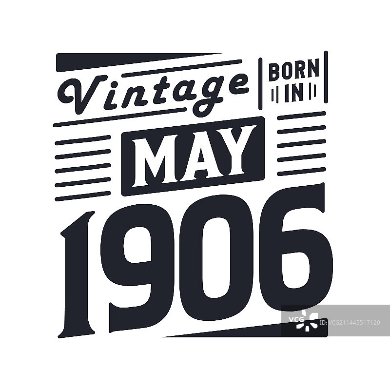 1906年5月复古风设计图片素材