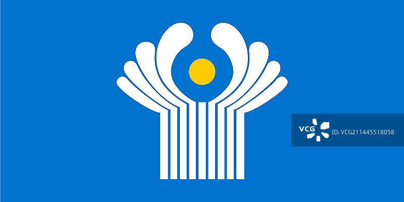 独立国家联合体的旗帜图片素材