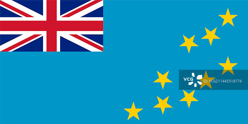 图瓦卢国旗图片素材