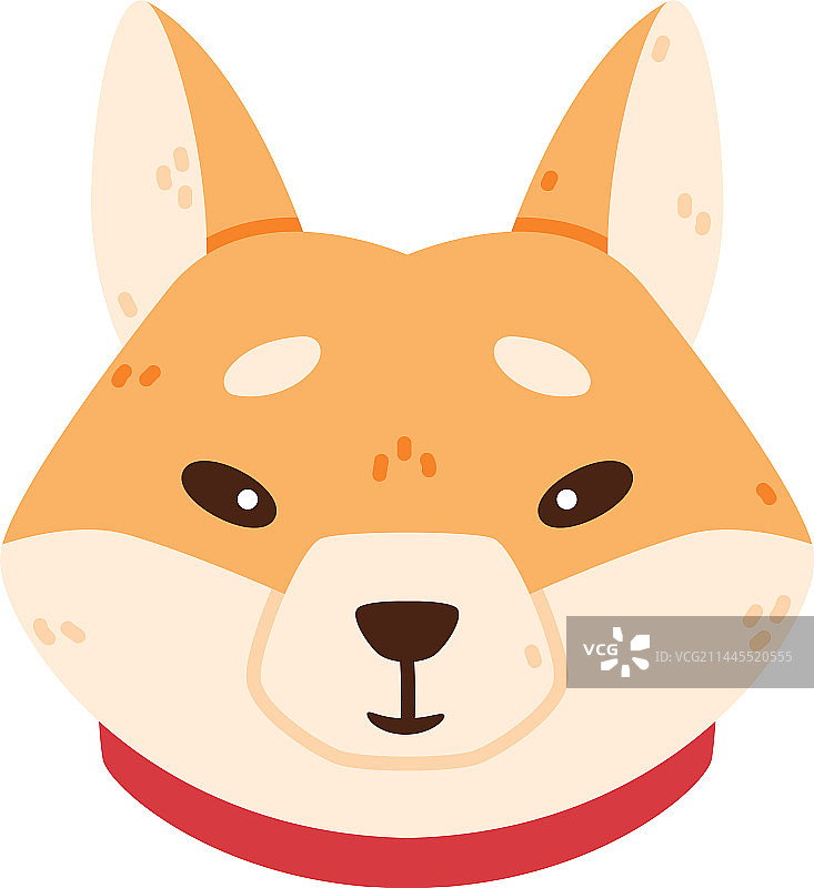 秋田犬和宠物头像图片素材