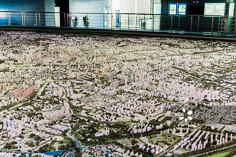 常州规划馆 城市规划模型图片素材