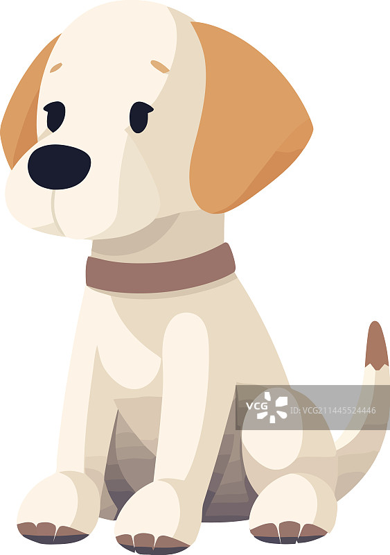 可爱的玩具小狗儿童吉祥物图片素材