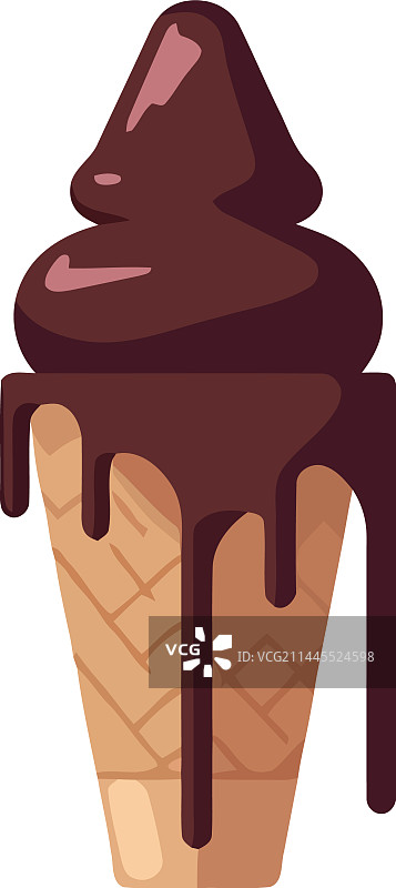 甜食图标巧克力冰淇淋图片素材