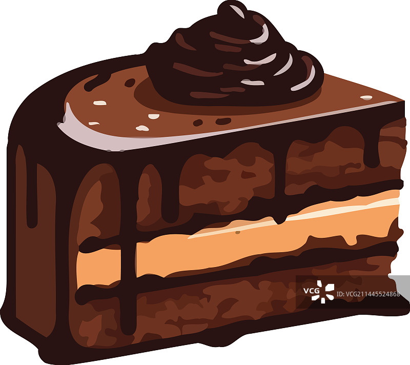 卡通甜糖霜蛋糕图片素材