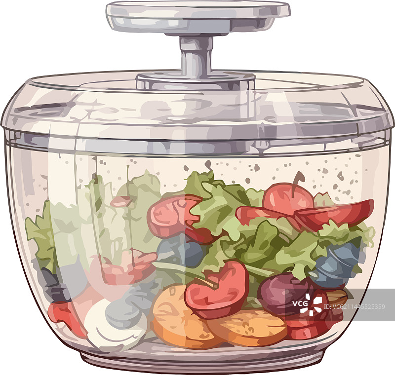 番茄香菜鲜蔬沙拉图片素材