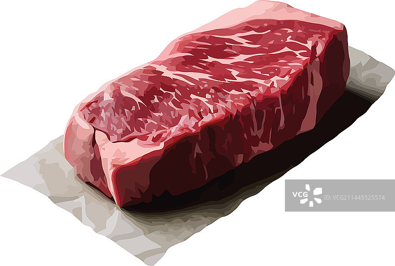 西冷牛排美食午餐图片素材