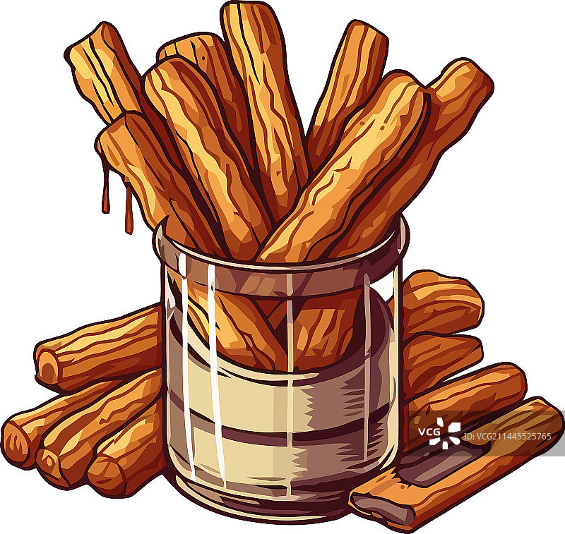 美味巧克力脆面包图片素材