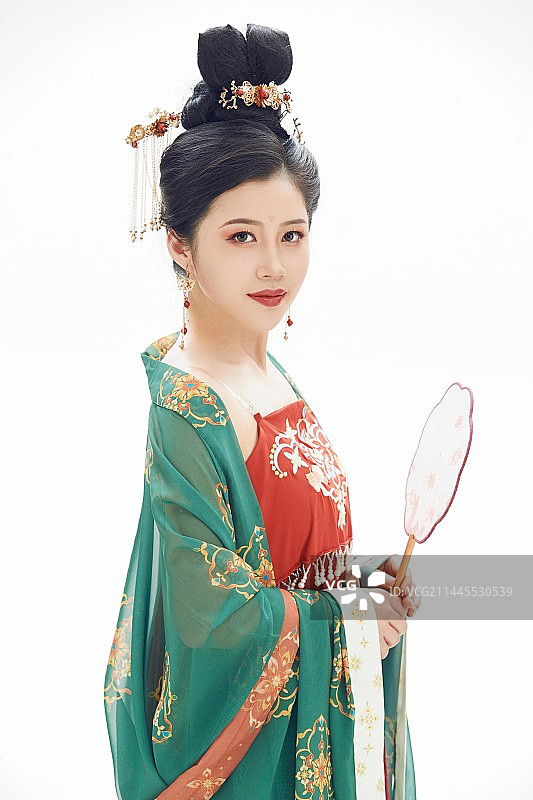 大唐风韵女性古装造型图片素材