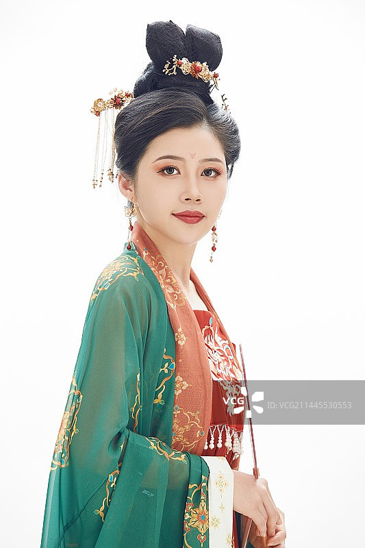 大唐风韵女性古装造型图片素材