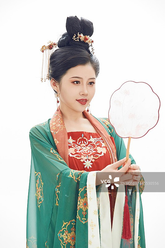 大唐风韵女性古装造型图片素材