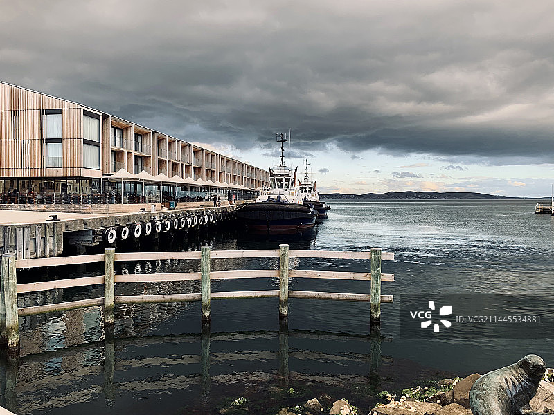 塔斯马尼亚.霍巴特港图片素材